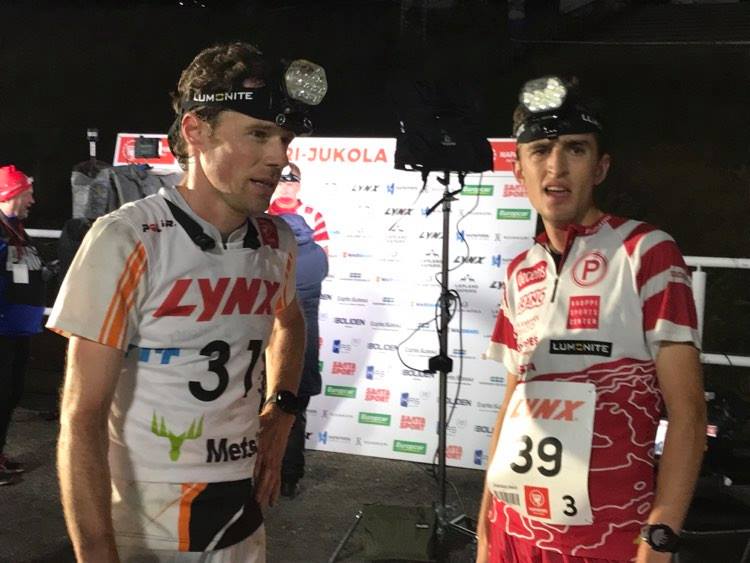 Jukola2021 Hubmann und Pascal Buchs im Ziel