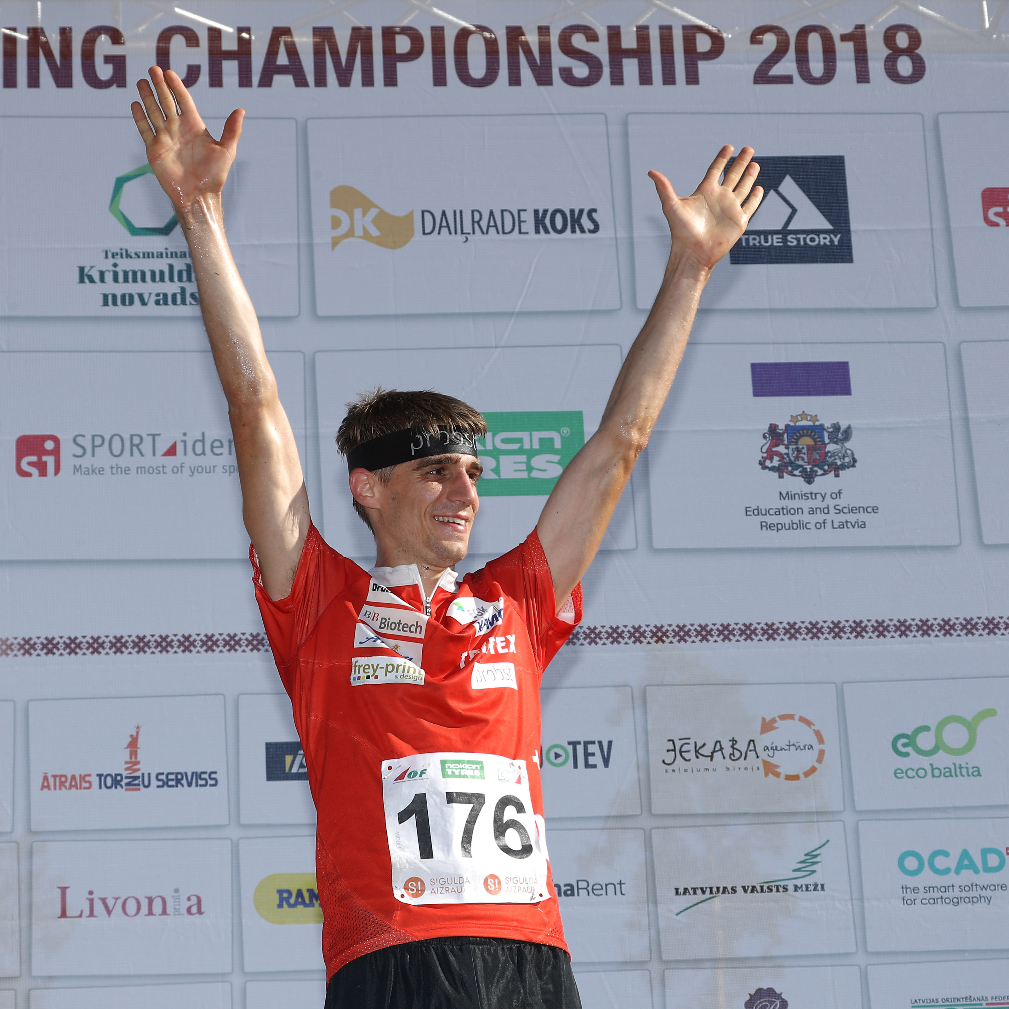 SIGULDA/LATVIA, 07.08.2018 - Florian Howald (SUI, 3rd) captured during the Middle Distance at the World Orienteering Championships WOC 2018 in Sigulda (Latvia). copyright by www.steineggerpix.com + Swiss Orienteering / photo by remy steinegger#woc2018 #swissorienteering #orienteering #steineggerpix.com